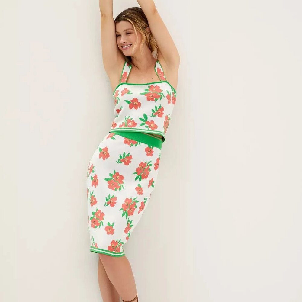 Eva Franco Two Piece Floral Skirt Set